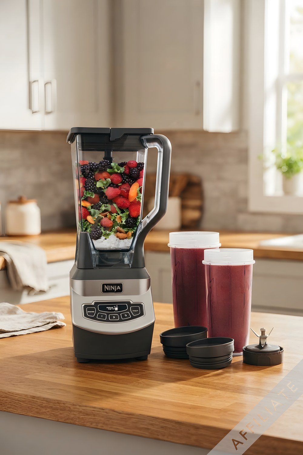 Ninja Mega Kitchen System BL770: 1500 Watts, Two Bowls