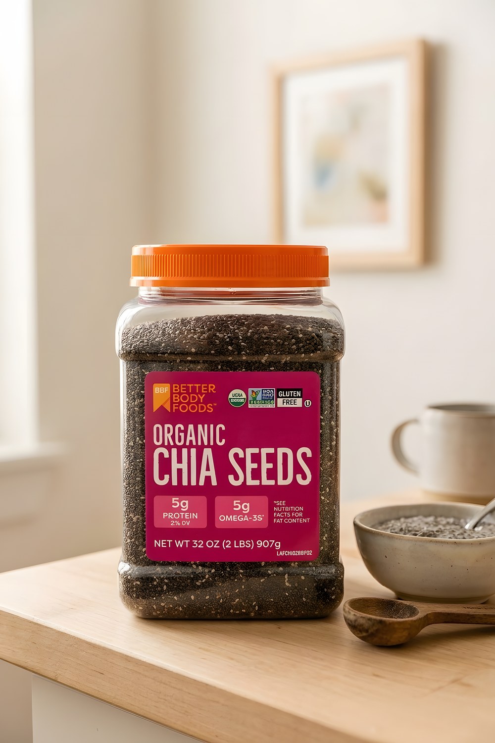 The chia seeds for your Sunday night pudding jar