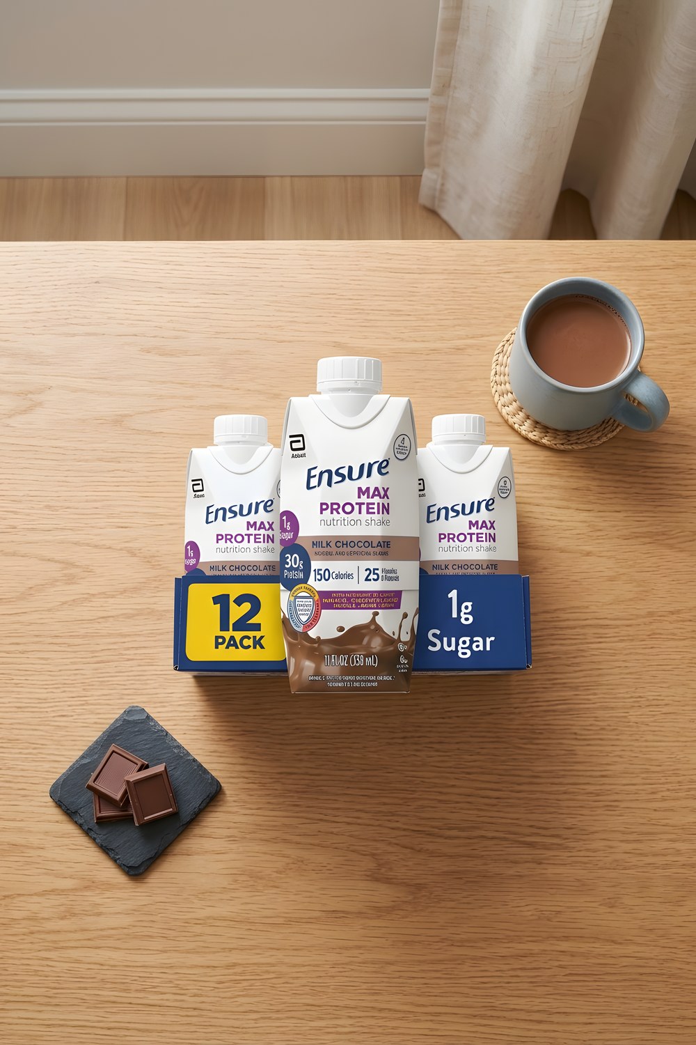The chocolate protein shake for mornings with no time to cook