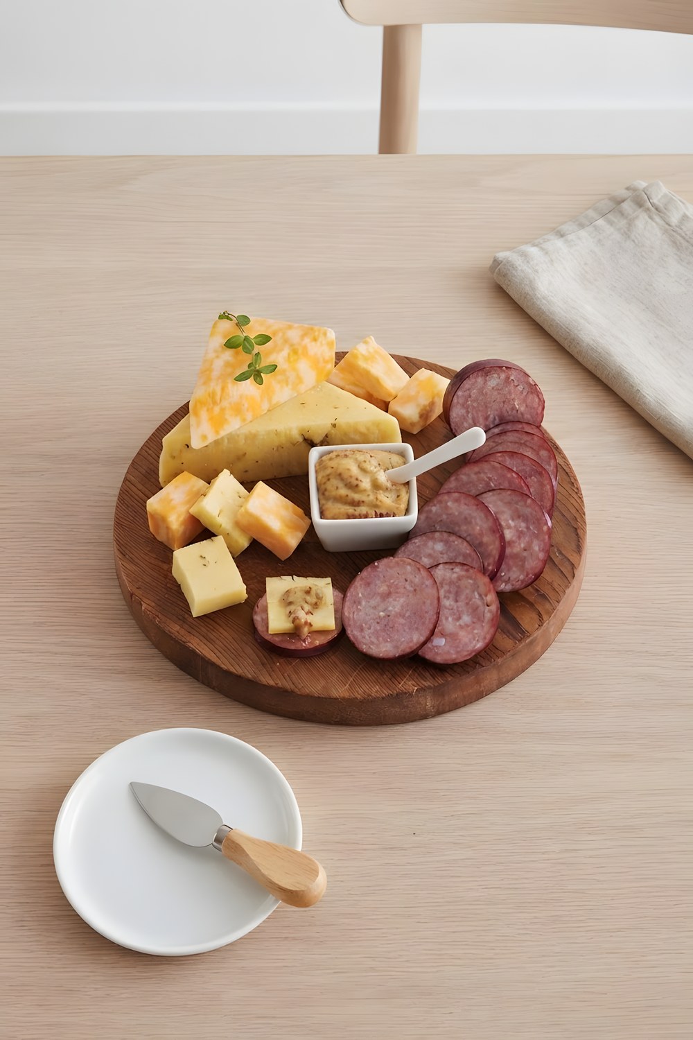 The meat and cheese box for when friends drop by at nine