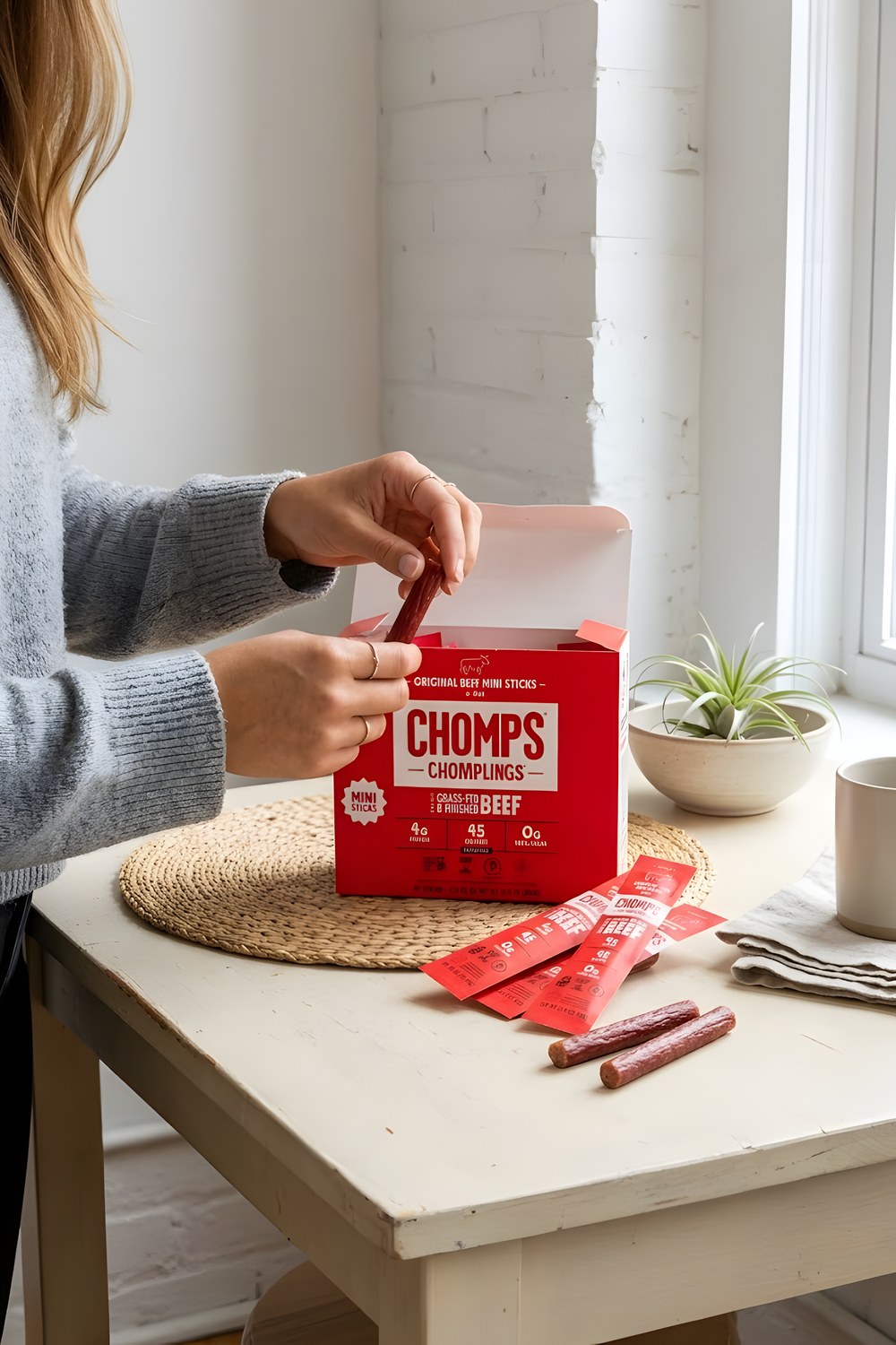 Beef sticks for the bag you grab on the way out the door