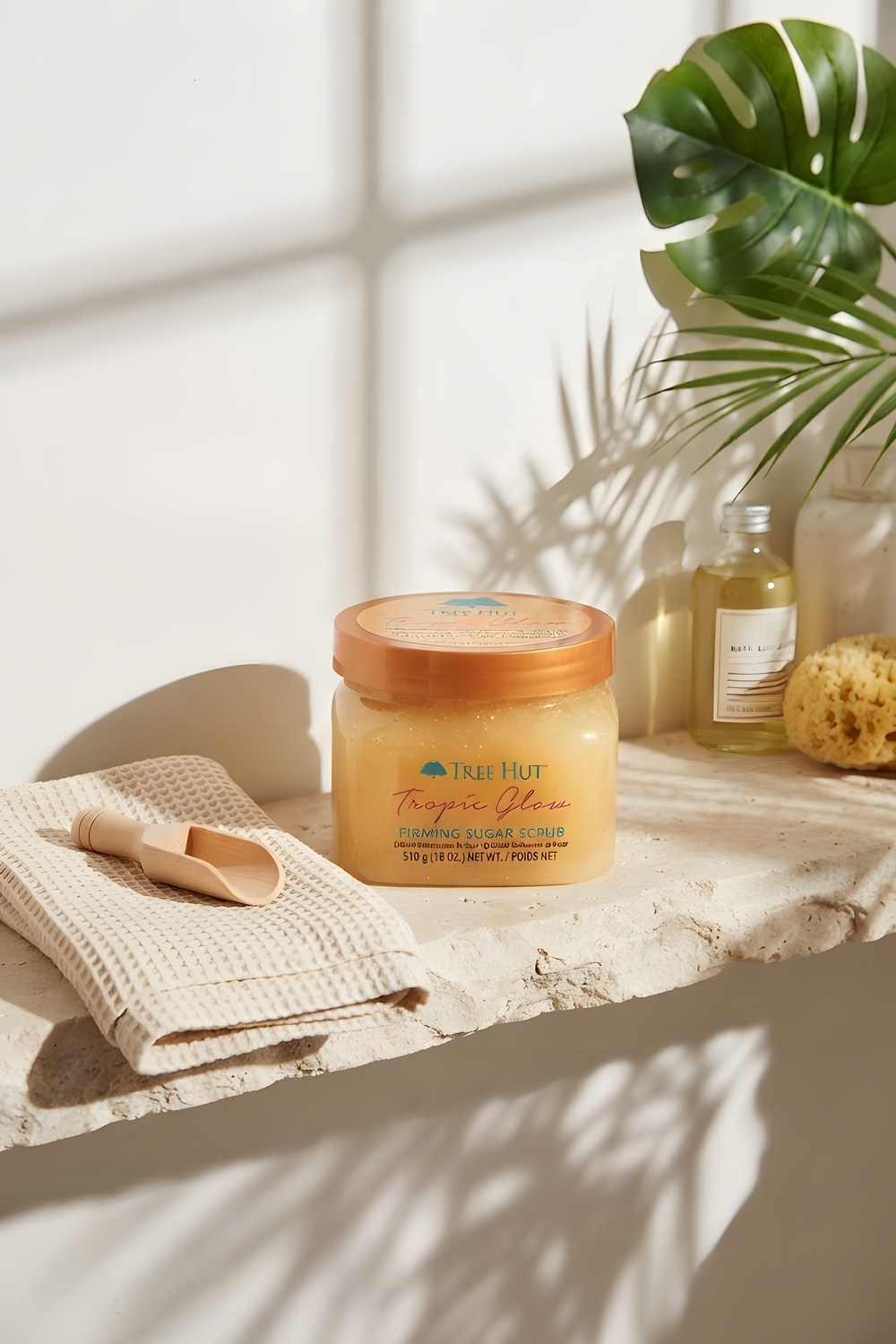 That slow Sunday shower with a coconut sugar body scrub