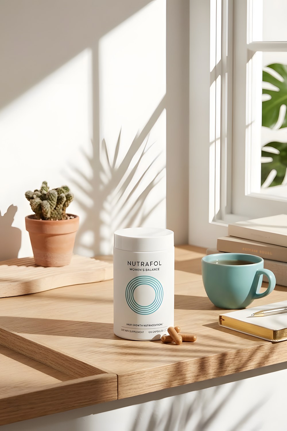 The hair supplements for a slow morning at the mirror