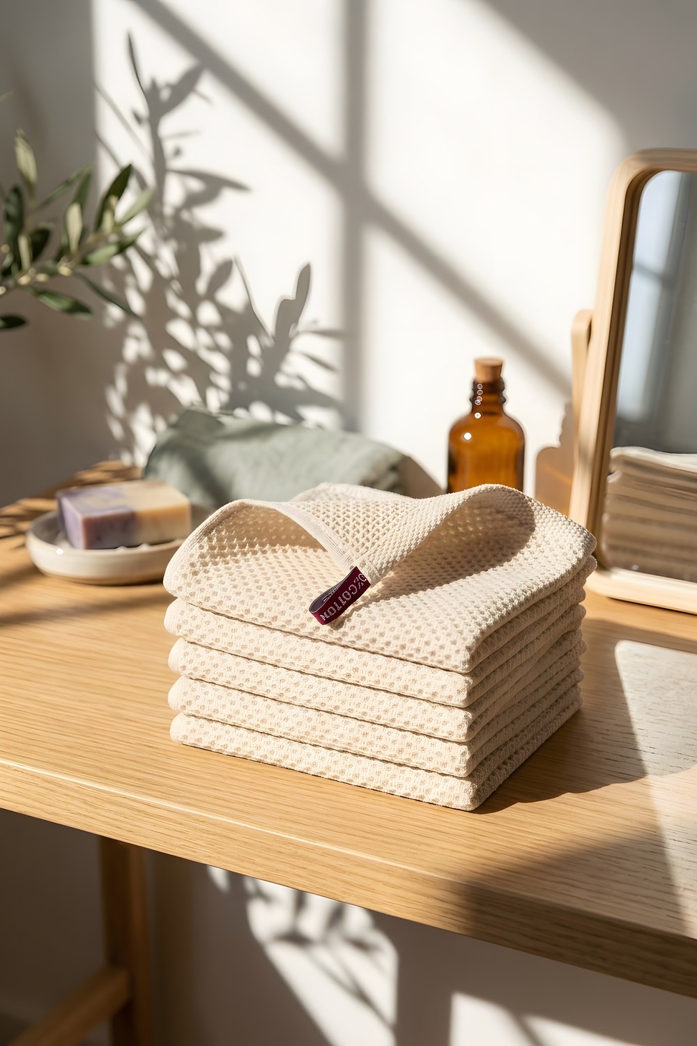The dish cloths for a slow evening at the sink