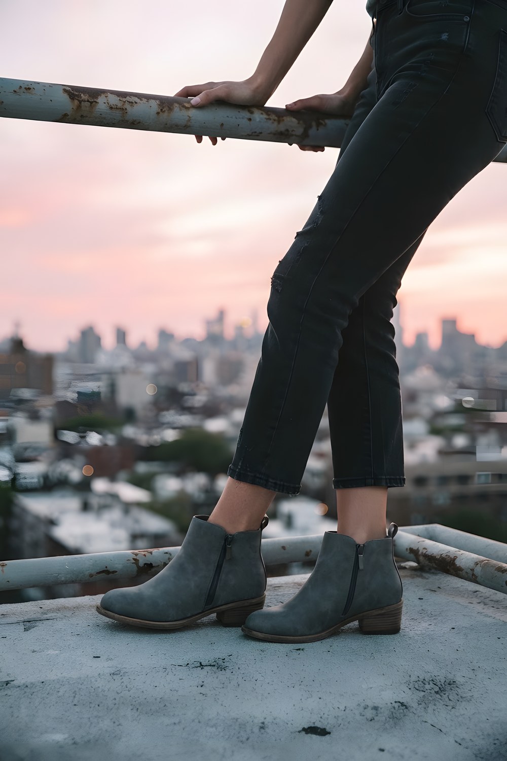 The ankle boots for rushed mornings and easy zips