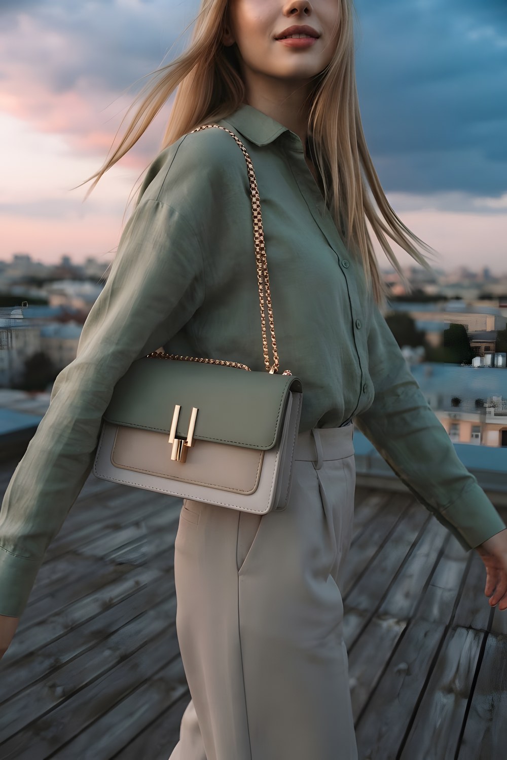 The crossbody bag for the walk from work to dinner