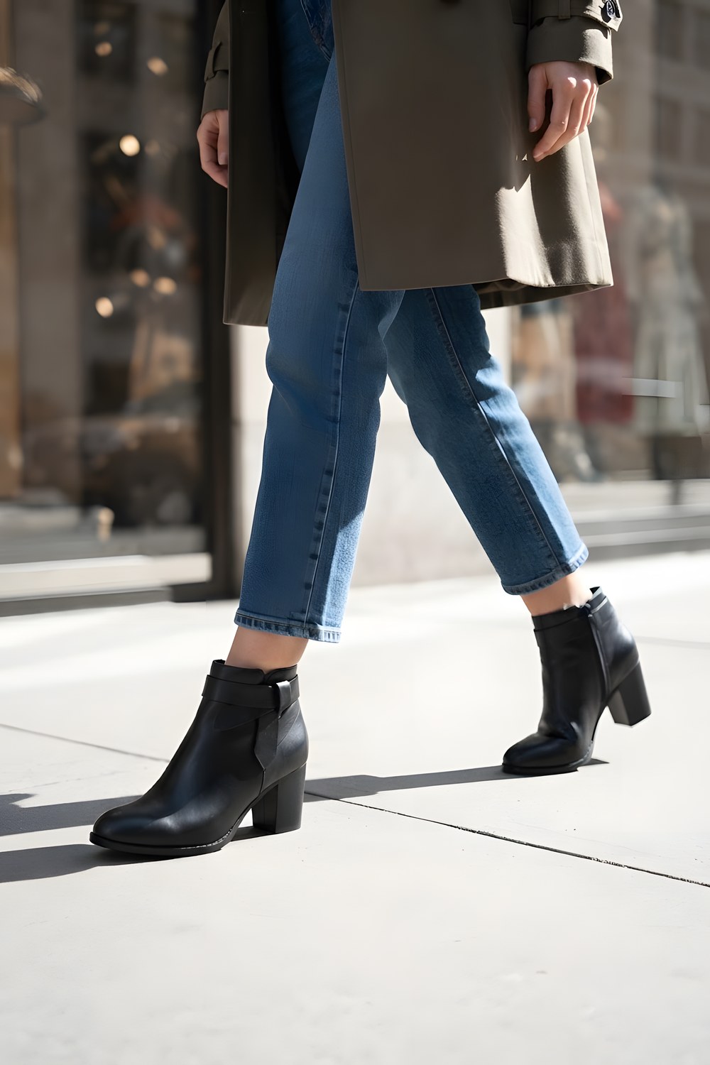 The ankle boots for the walk from the office to dinner