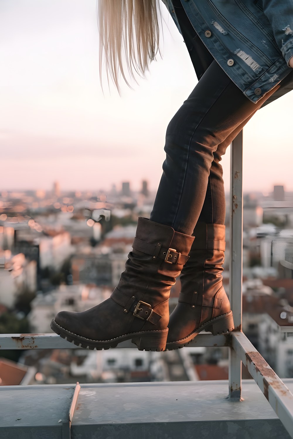 The moto boots for a Saturday that ends at a concert