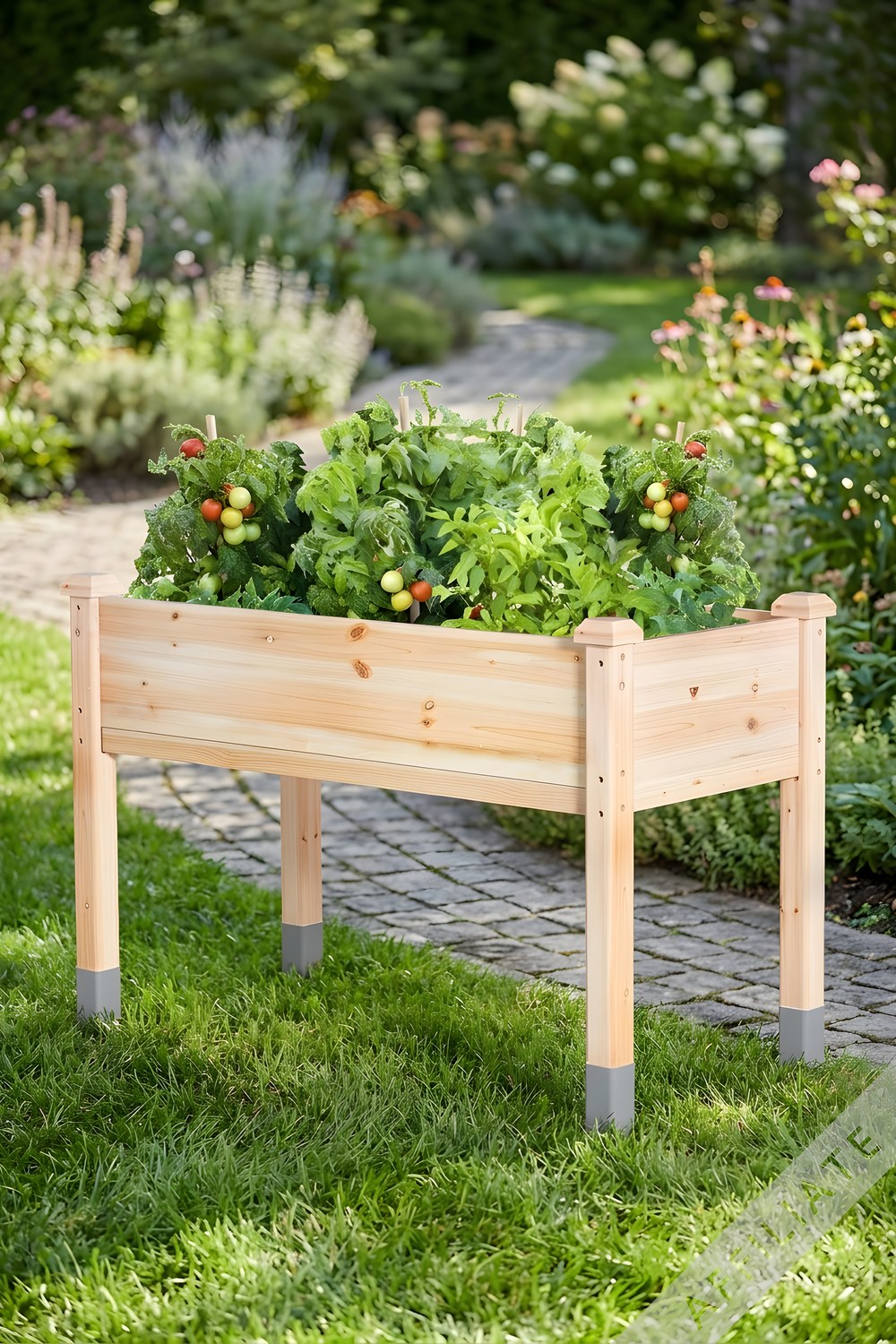 MIXC Raised Garden Bed on Legs, 48 Inch
