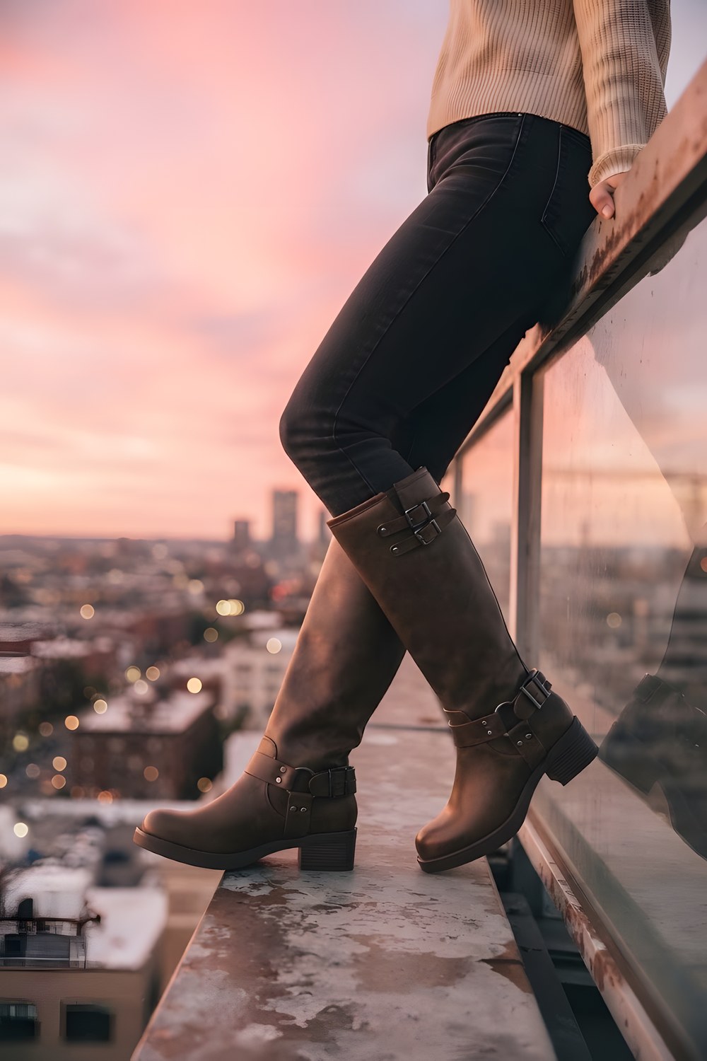 The tall boots for the morning you are already late