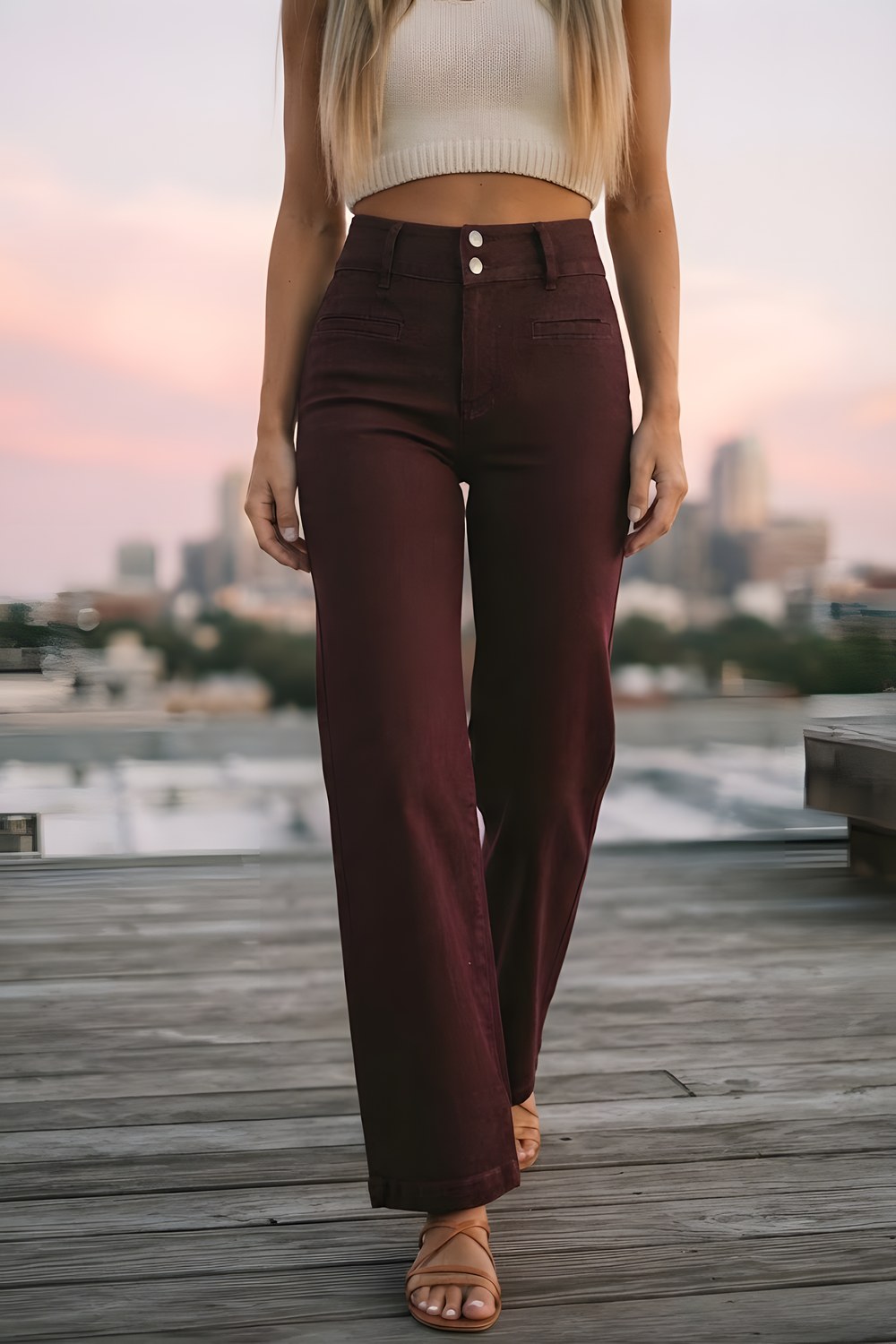 The straight leg jeans for getting dressed in five minutes