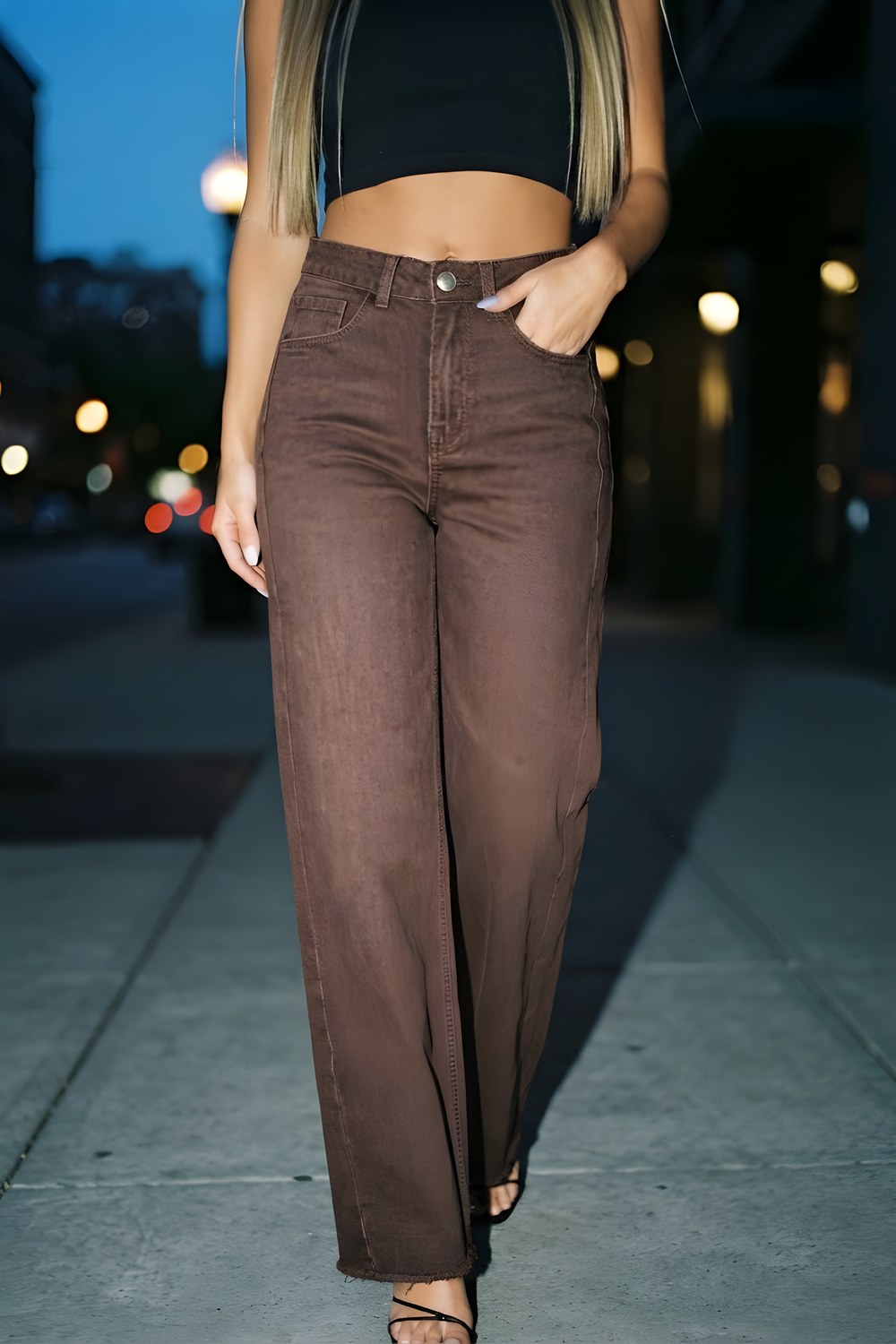 The wide leg jeans for a Saturday with nowhere to be