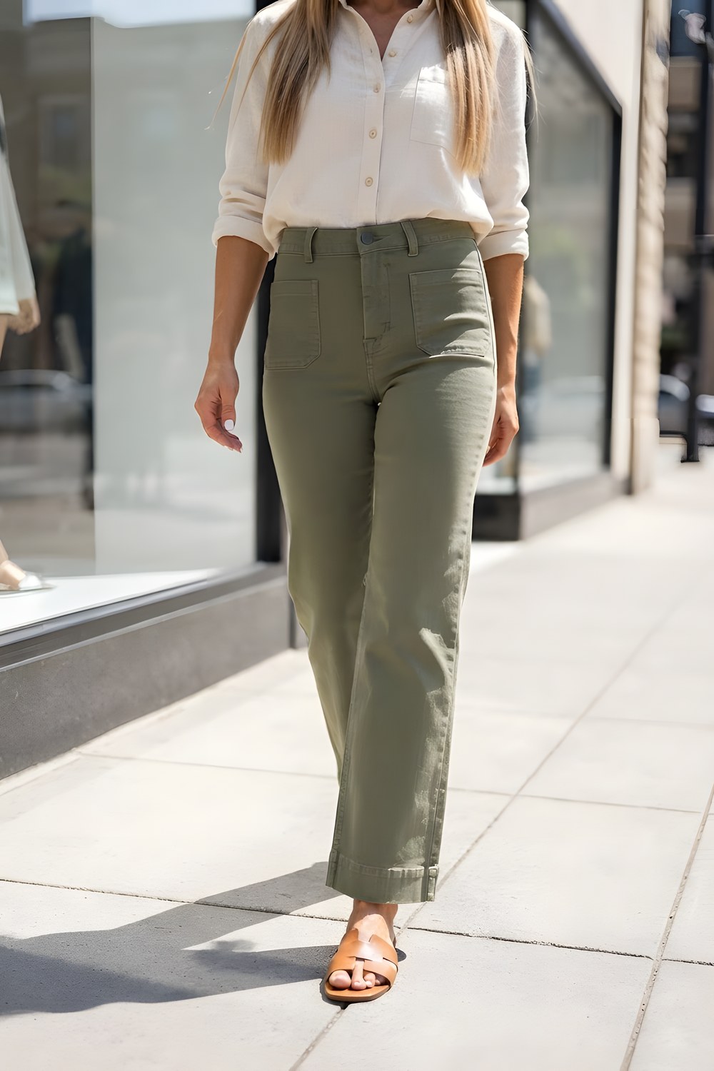 The wide leg jeans for a Saturday with nowhere to be