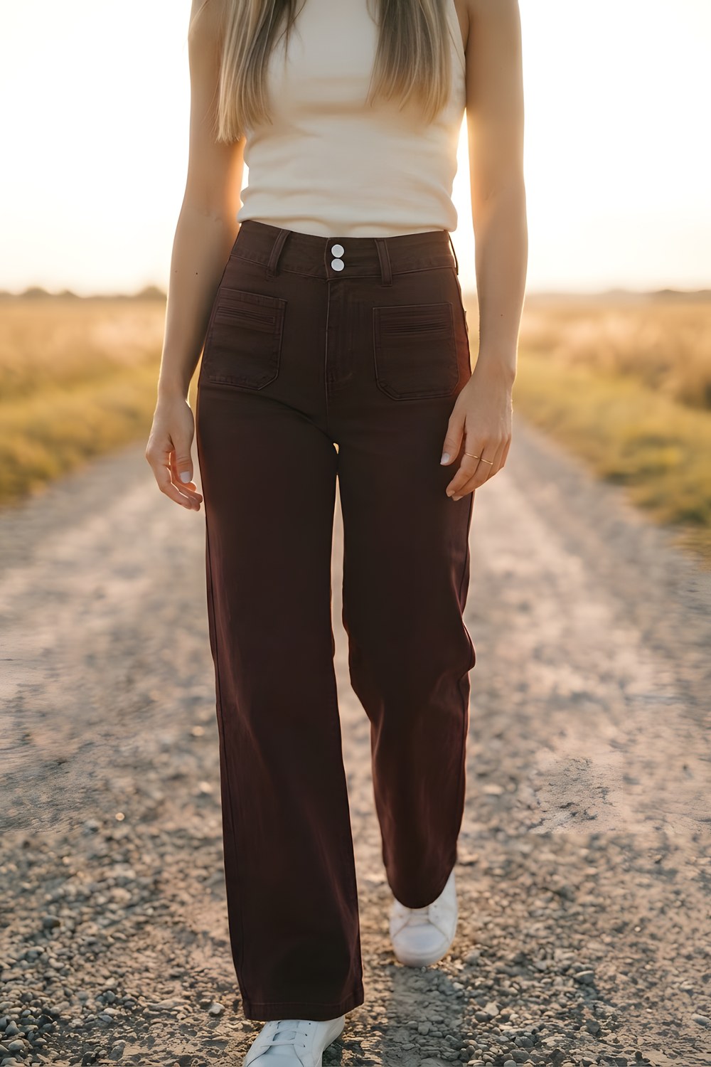 The wide leg jeans for a Saturday with nothing planned