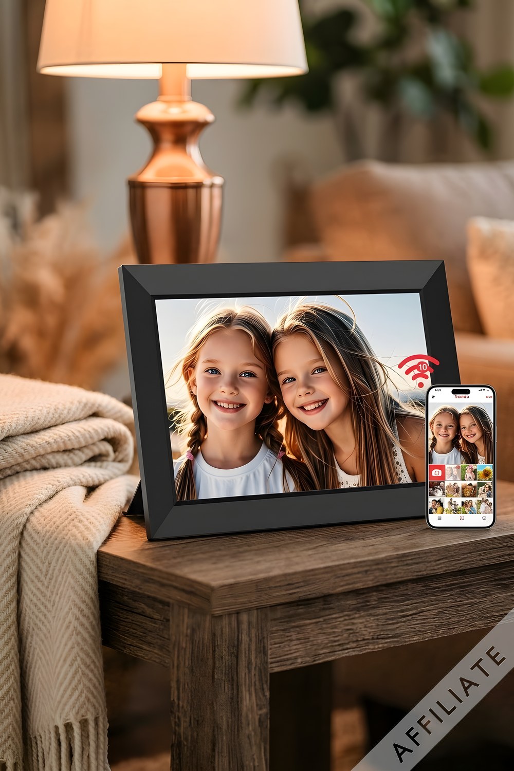 MaxAngel Frameo 10.1 Inch WiFi Digital Picture Frame