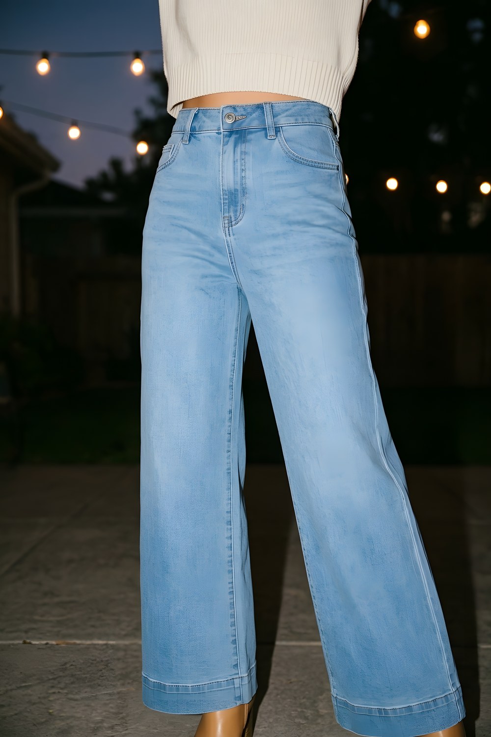 The wide leg jeans for a Saturday with nowhere to be
