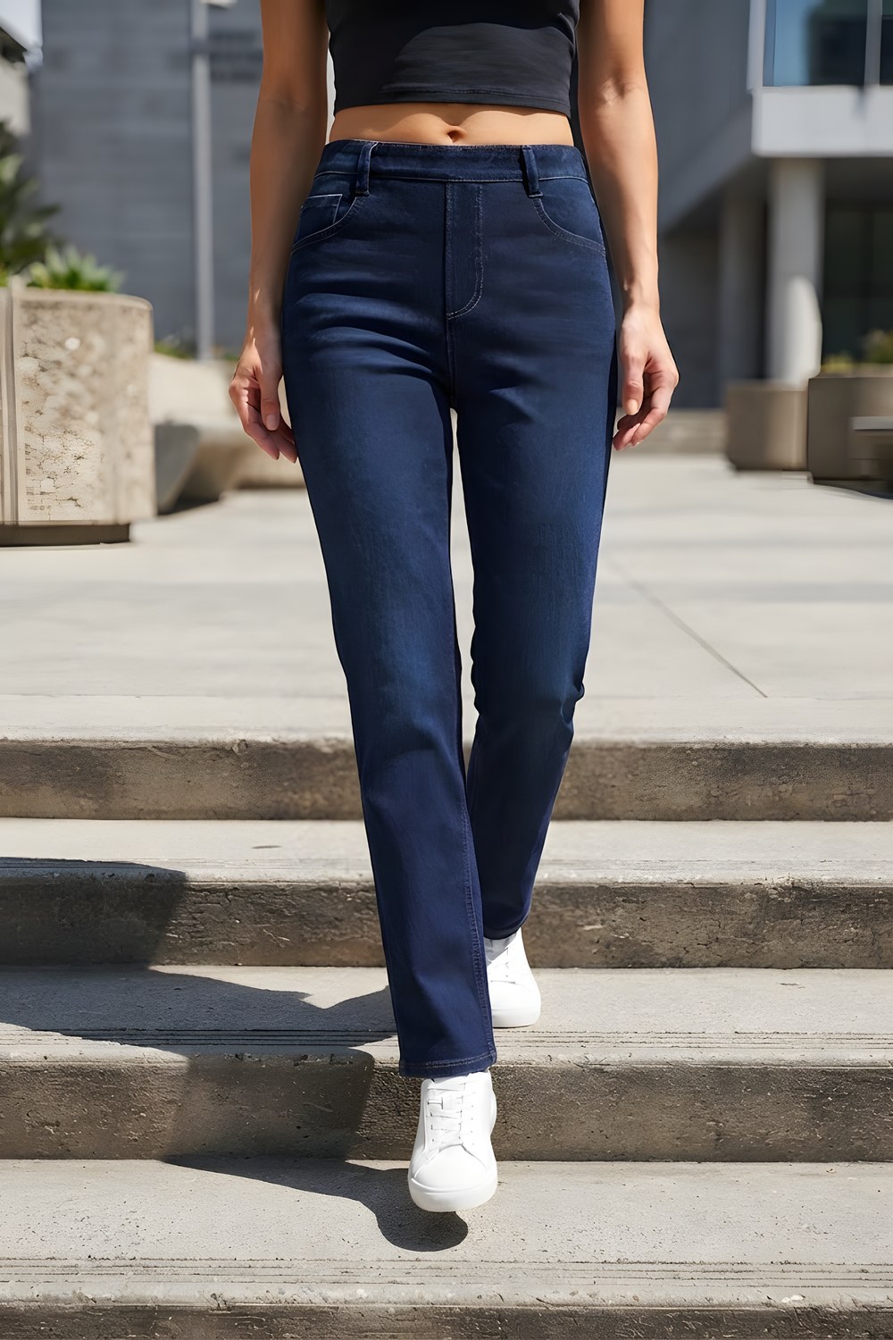 The jeans for mornings when getting dressed should be easy