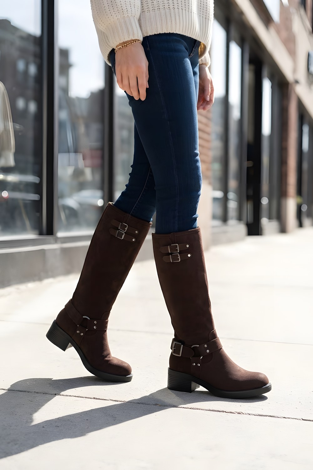 The tall boots for the morning you are already late