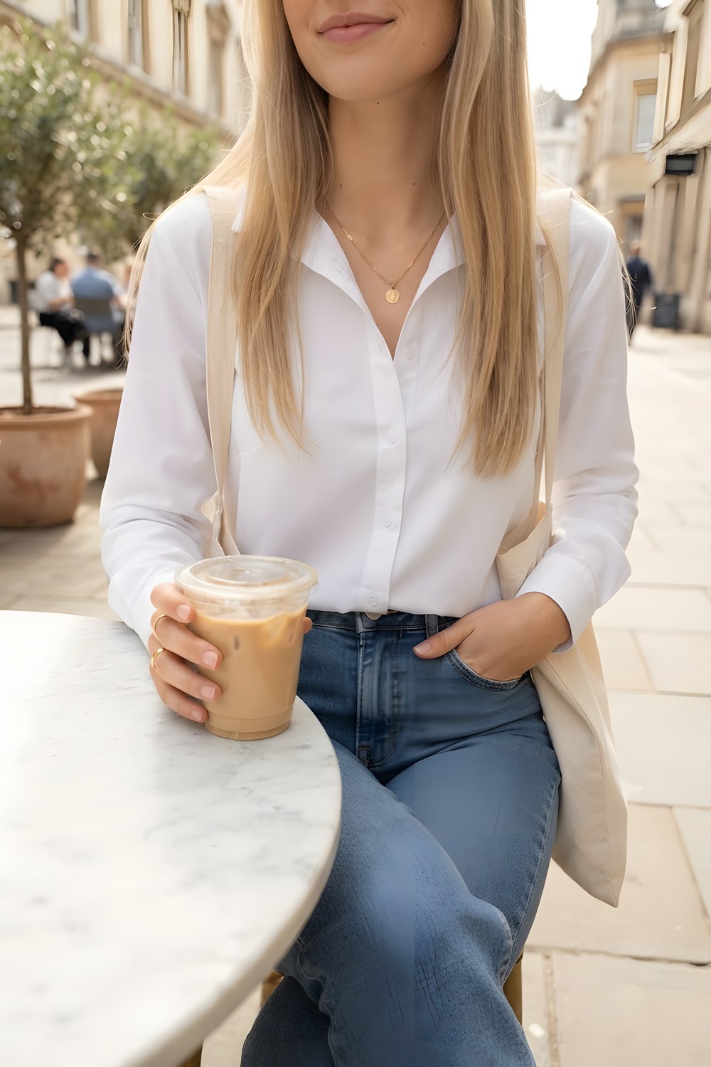 The white shirt for a Monday meeting and a Friday walk