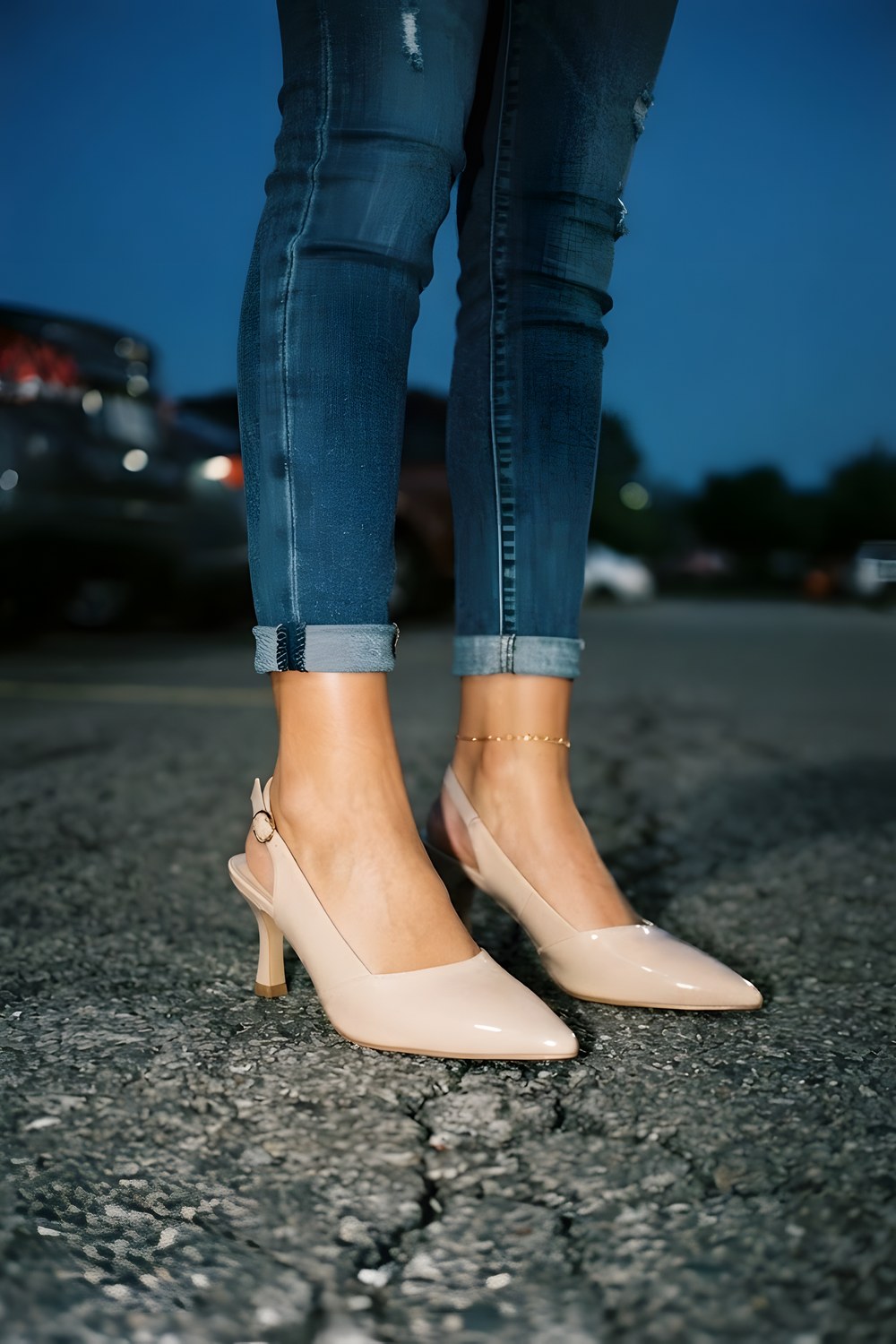 The brown kitten heels for a Monday commute and a Friday dinner