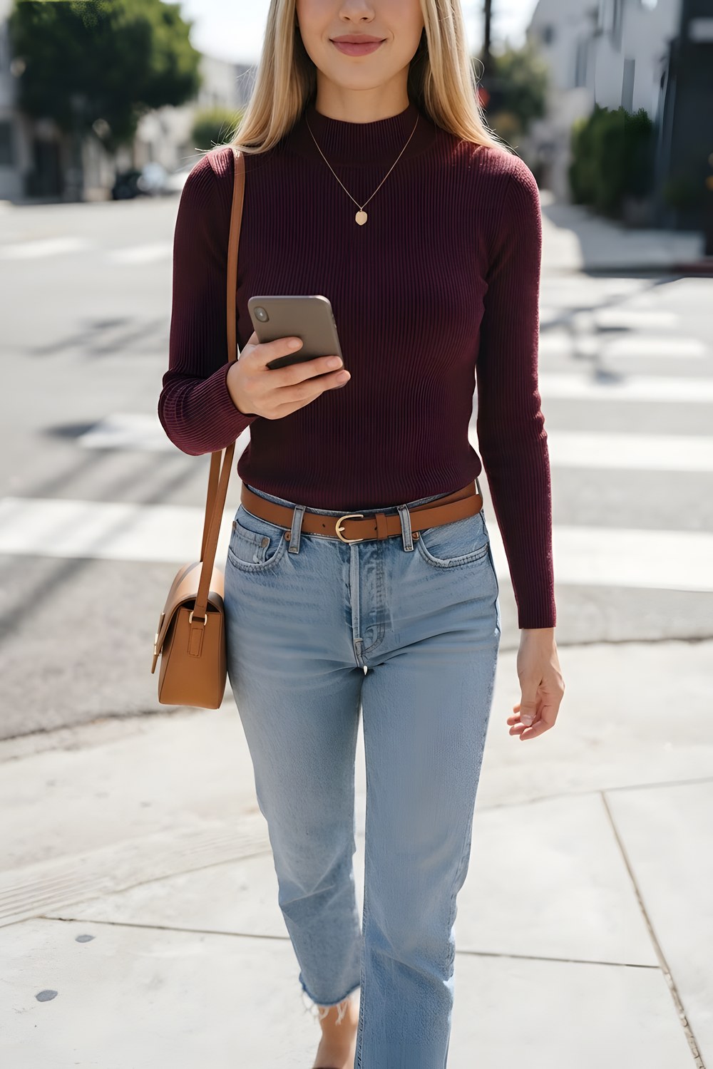 The sweater for the first chilly walk to the bus stop