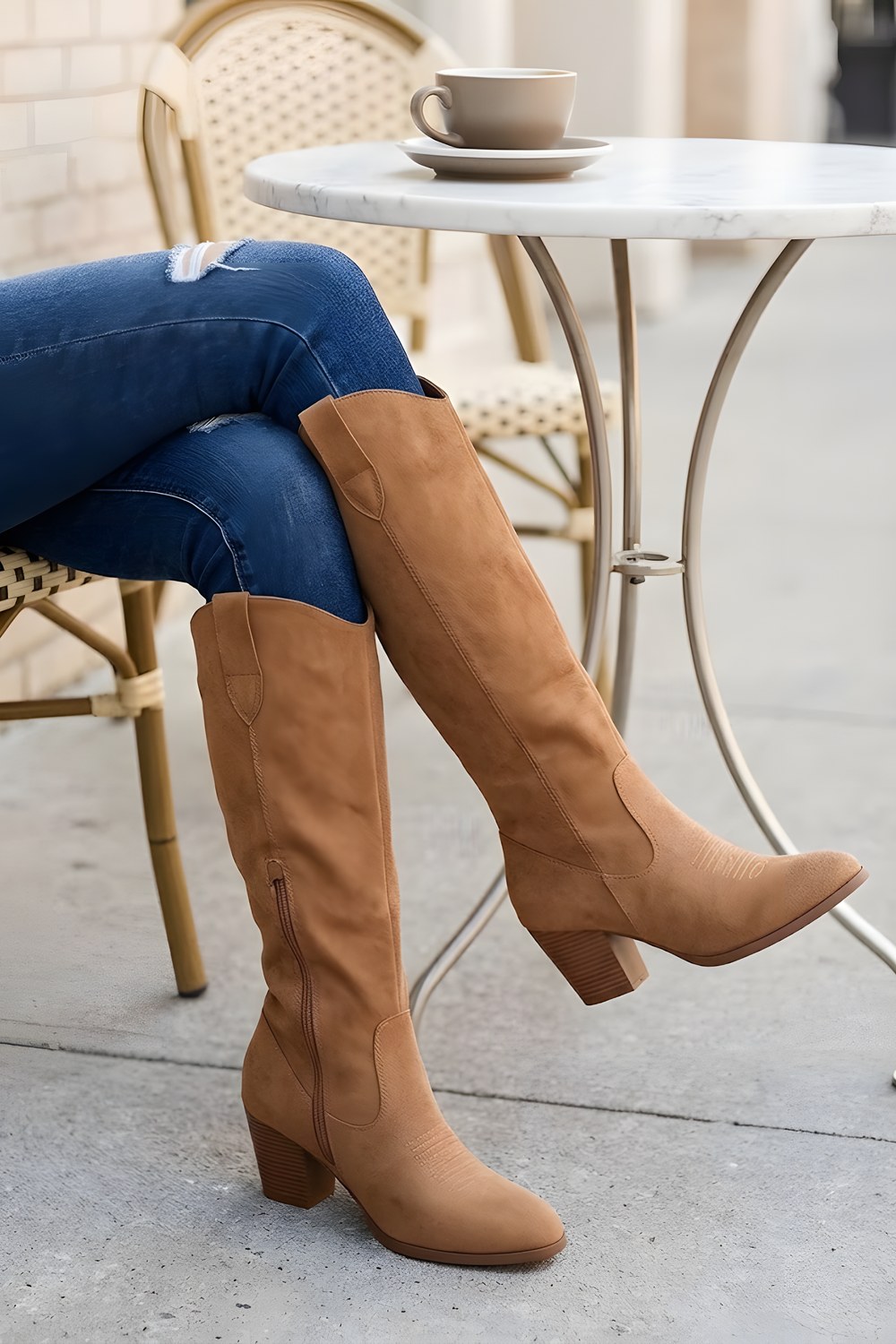 Knee high boots for the commute that turns into a night out