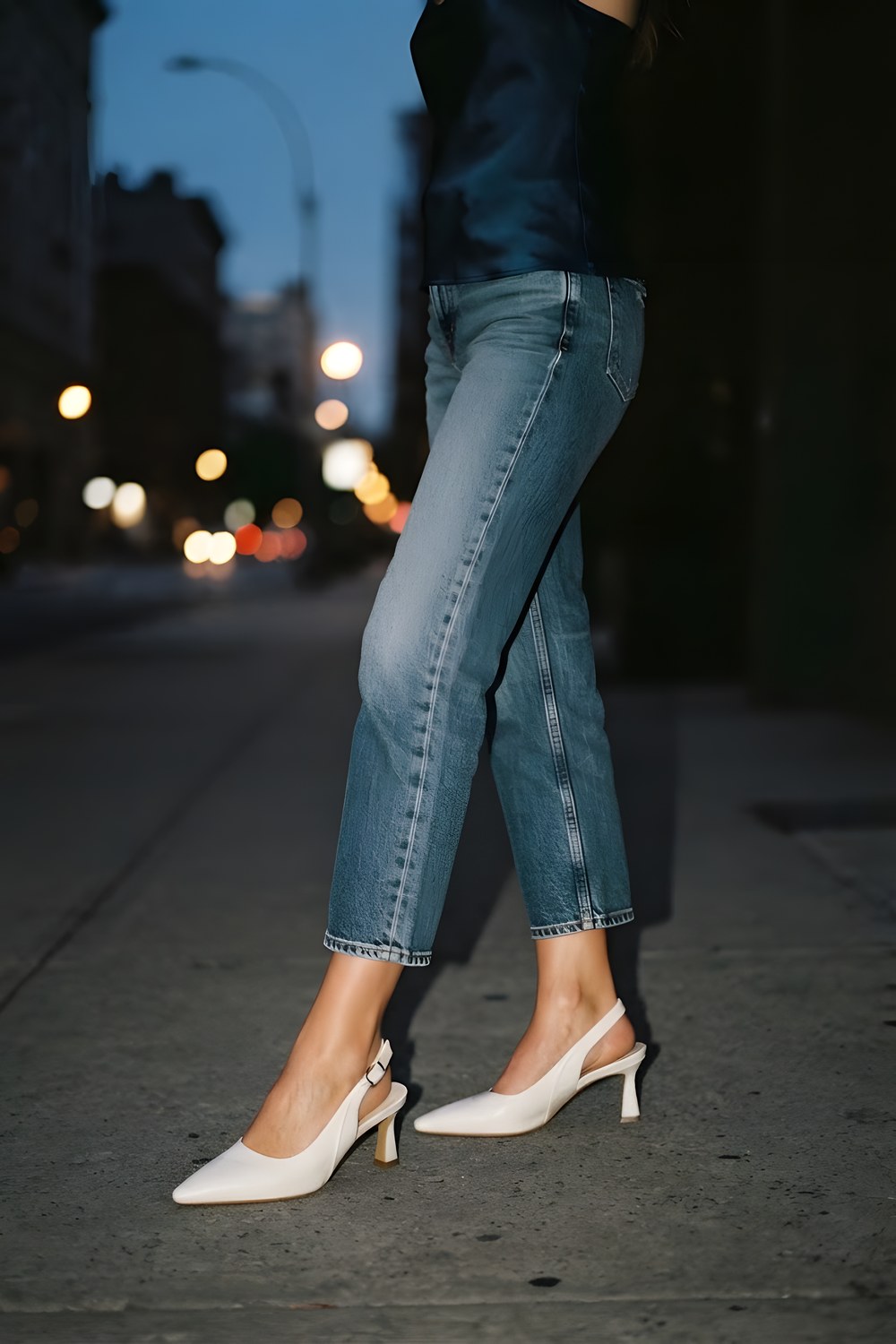 The brown heels for a morning that turns into a night out